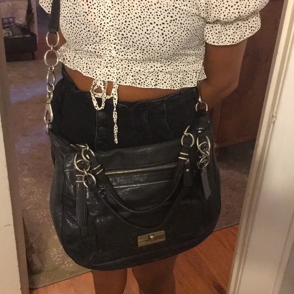 Coach elevated rounded Laila 19342 Leather 2Way - Picture 3 of 9